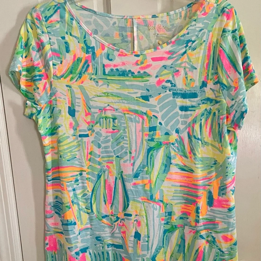 LILLY PULITZER Marlowe Dress NWT Size Large Sea Salt Sun NWT - Picture 9 of 9